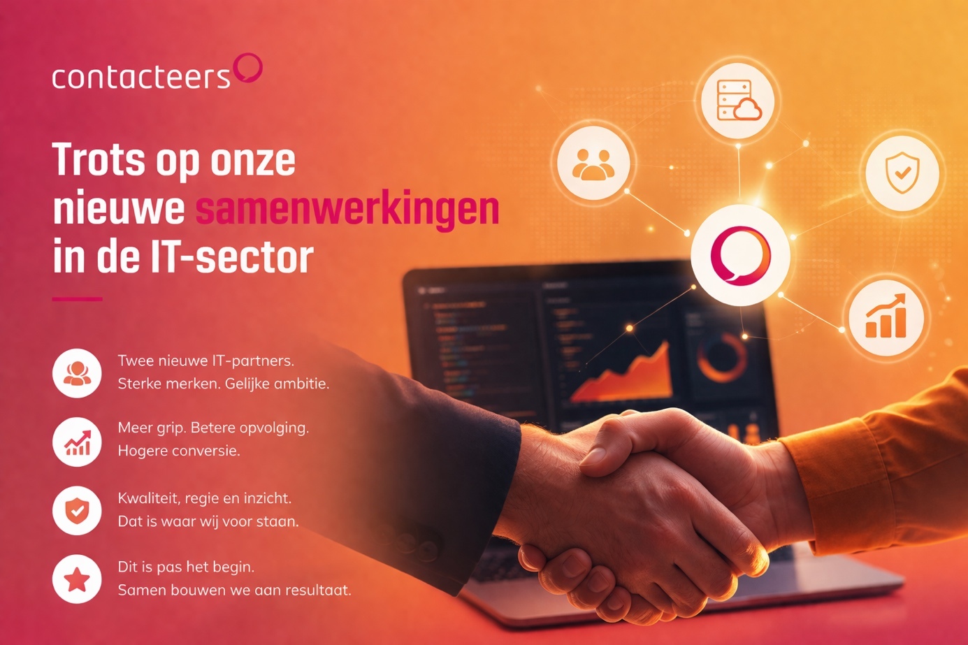 Trots op onze nieuwe samenwerkingen in de IT-sector
